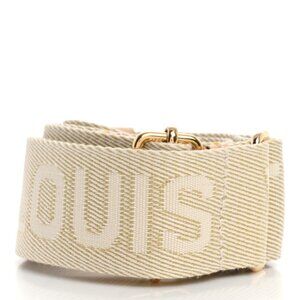 Louis Vuitton  Jacquard High Rise Shoulder Strap Beige